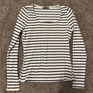 Striped Long Sleeve Top